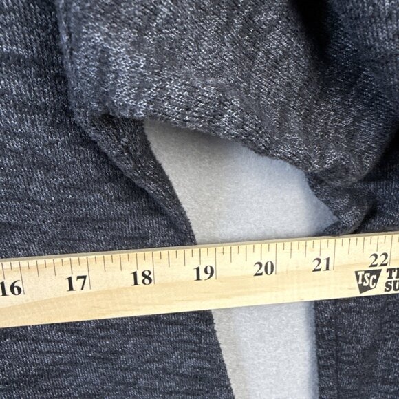 Juicy Couture Simple V-Neck Pullover Womens M Sweater Long Sleeve Heather Gray - Picture 5 of 9